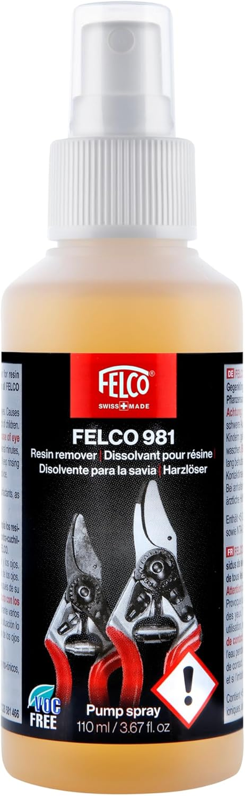 Felco Resin Remover Spray, 110 Ml image number 1