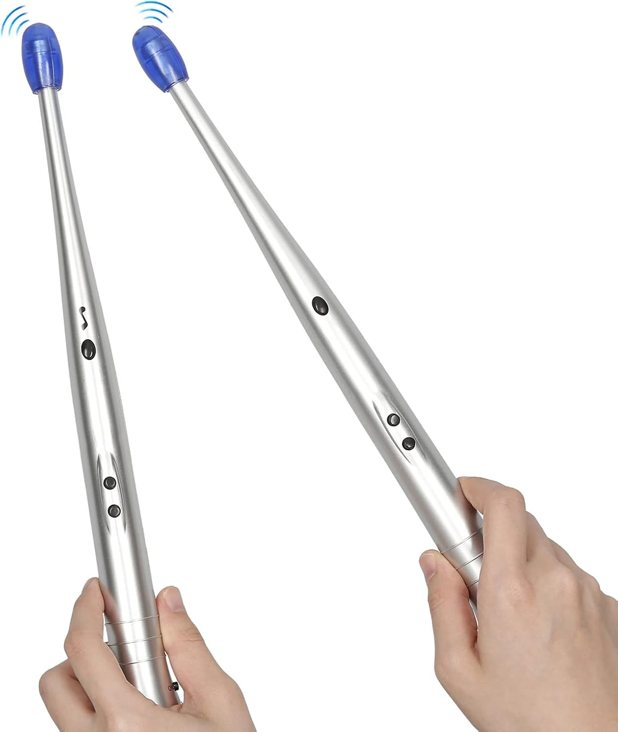 Electric Drum Sticks with Light and Music Drumsticks Cymbal Snare Sound Portable Percussion Musical Instrument for Boys Girls image number 5