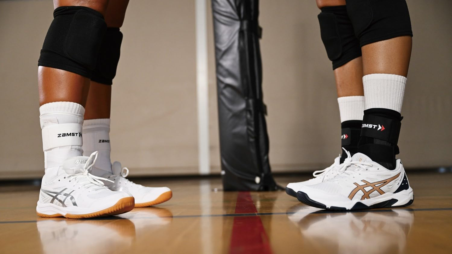 Zamst A1 Ankle Brace for Sports - Breathable Sports Ankle Support for Men and Women with Adjustable Three Way Straps for Moderate Lateral Ankle Sprain - White, Right, Medium image number 4