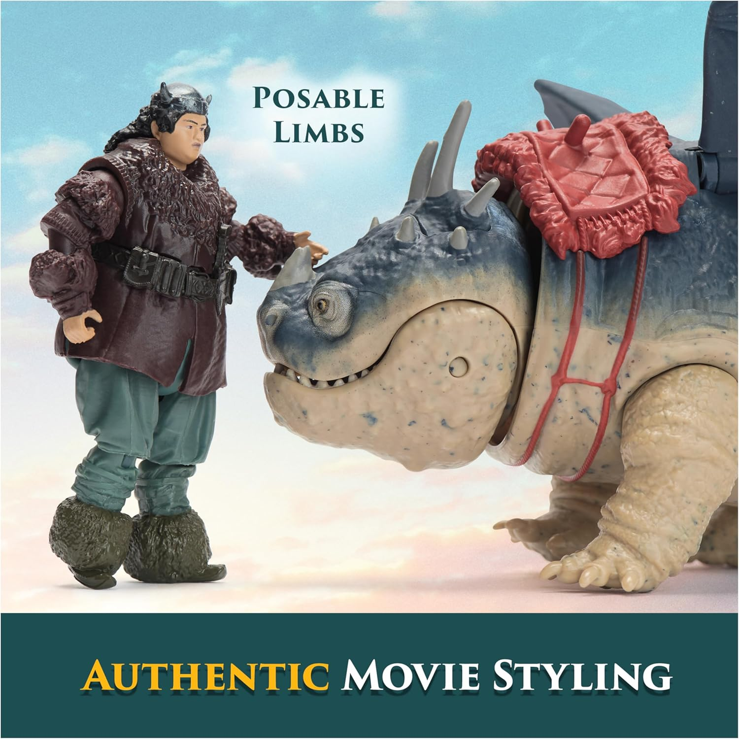 Dreamworks Dragons, How to Train Your Dragon, Gronckle & Fishlegs, Viking Duo Action Figures, Kids Toys for Boys Ages 4 and Up image number 2