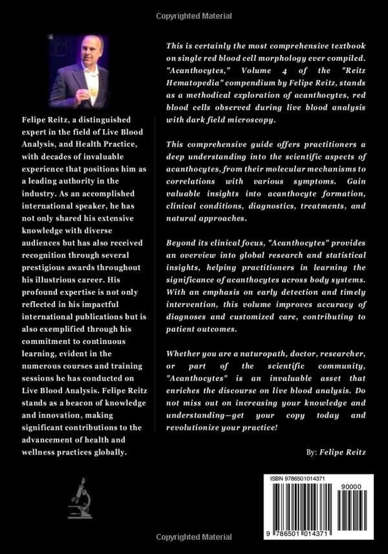 Acanthocytes: Compendium of Live Blood Analysis with Darkfield Microscopy image number 1