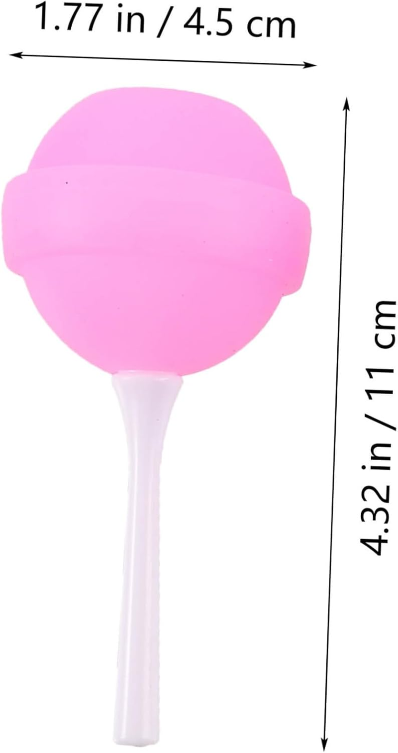UTHCLO 4Pcs Silicone Lollipop Shape Ice Mold Maker for Creative Treats Easy to Clean Space-Saving Design for Boys and Girls and Family Fun image number 5