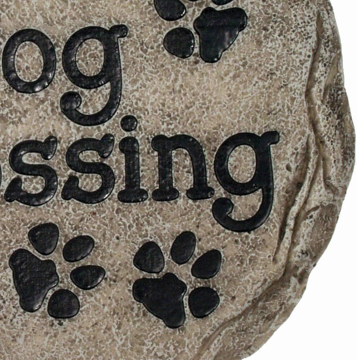 Spoontiques - Garden D&eacute;cor - Dog Crossing Memorial Stepping Stone - Decorative Stone for Garden image number 2