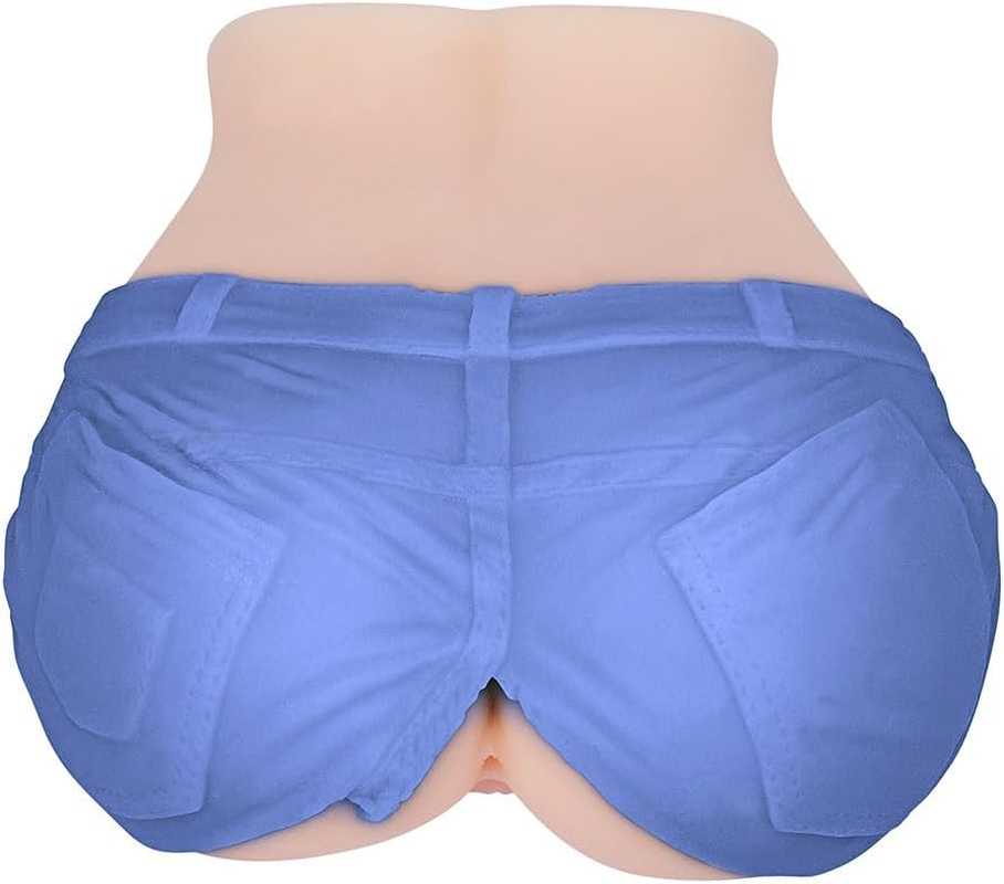 YUKAIONE Pocket Pussies Male Sex Toys for Men,2 in 1 Sex Doll with Blue Skirt 3D Pussy and Ass Realistic Male Masturbator(Blue)