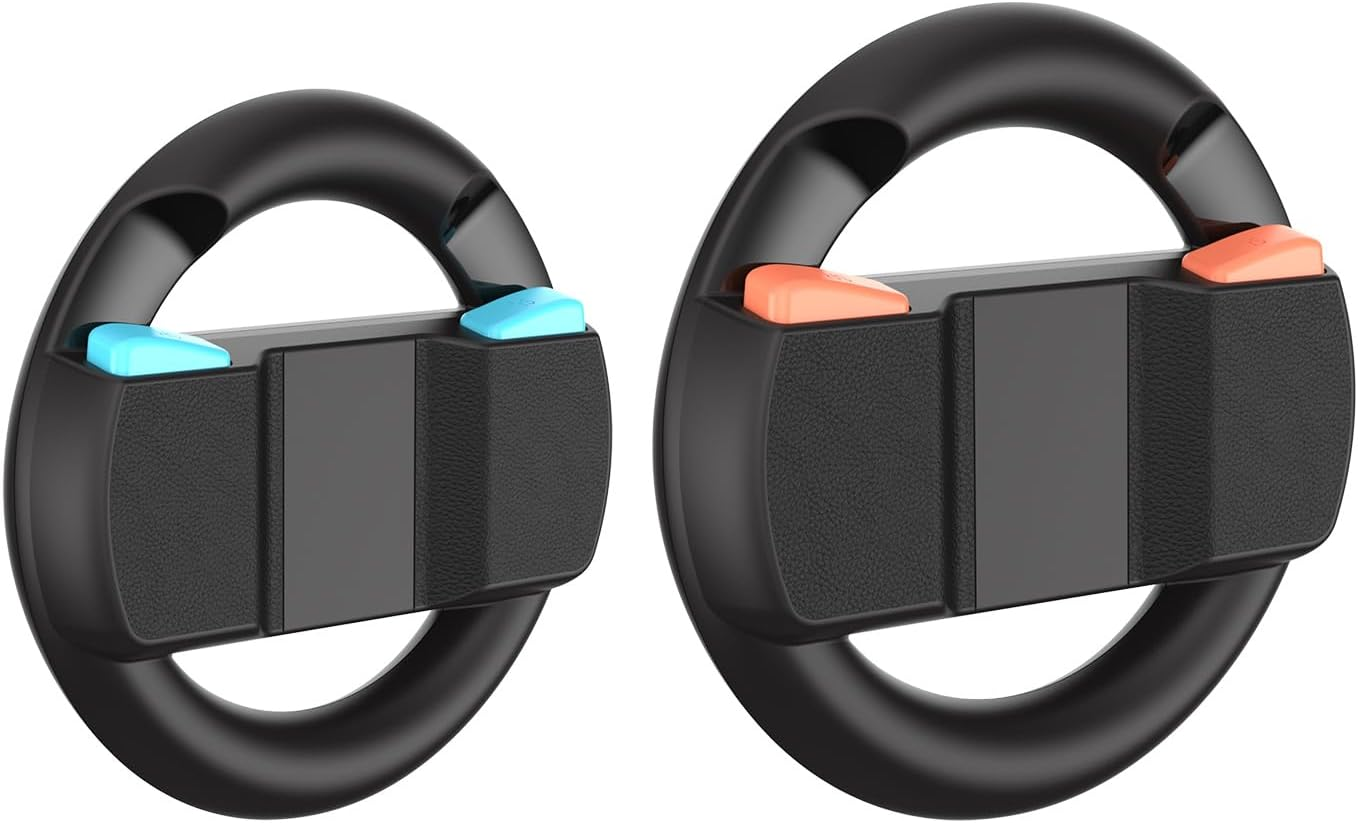 Racing Wheel Set for Nintendo Switch Controllers Joyc On, 2-Pack, (3196)