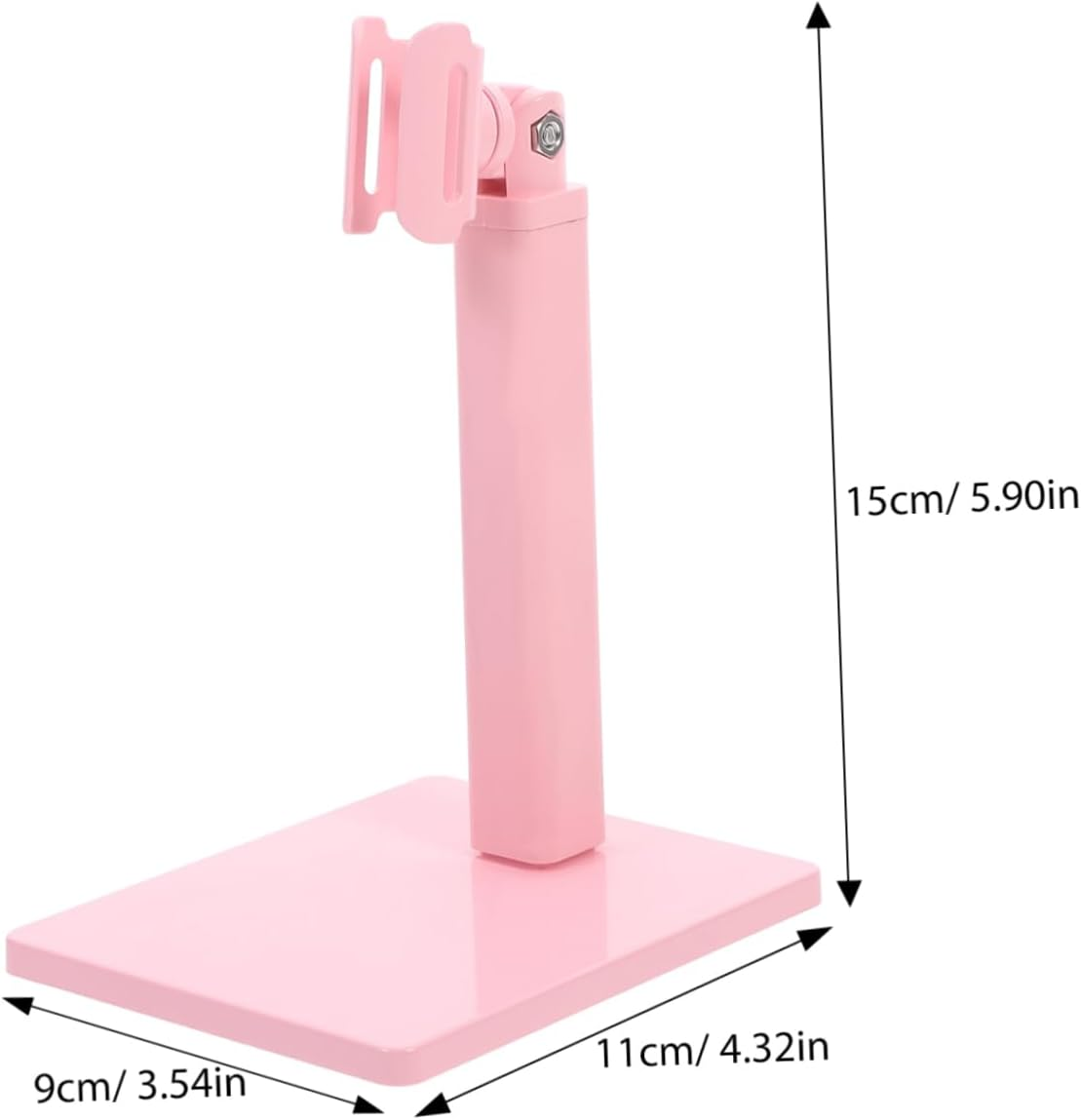 LOORGVEL Portable 360-Degree Rotating Nail Lamp Stand Pink Nail Polish Dryer Holder for Art Supplies Compatible Manicure Gel and Polish for Home or Salon Use image number 4