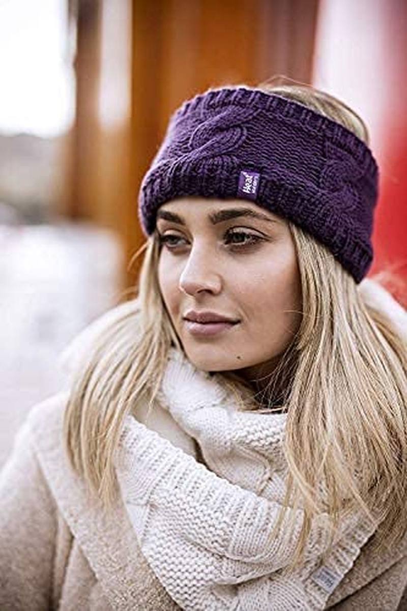 HEAT HOLDERS Women'S Winter Warm Thermal Alta Headband One Size Beige image number 5