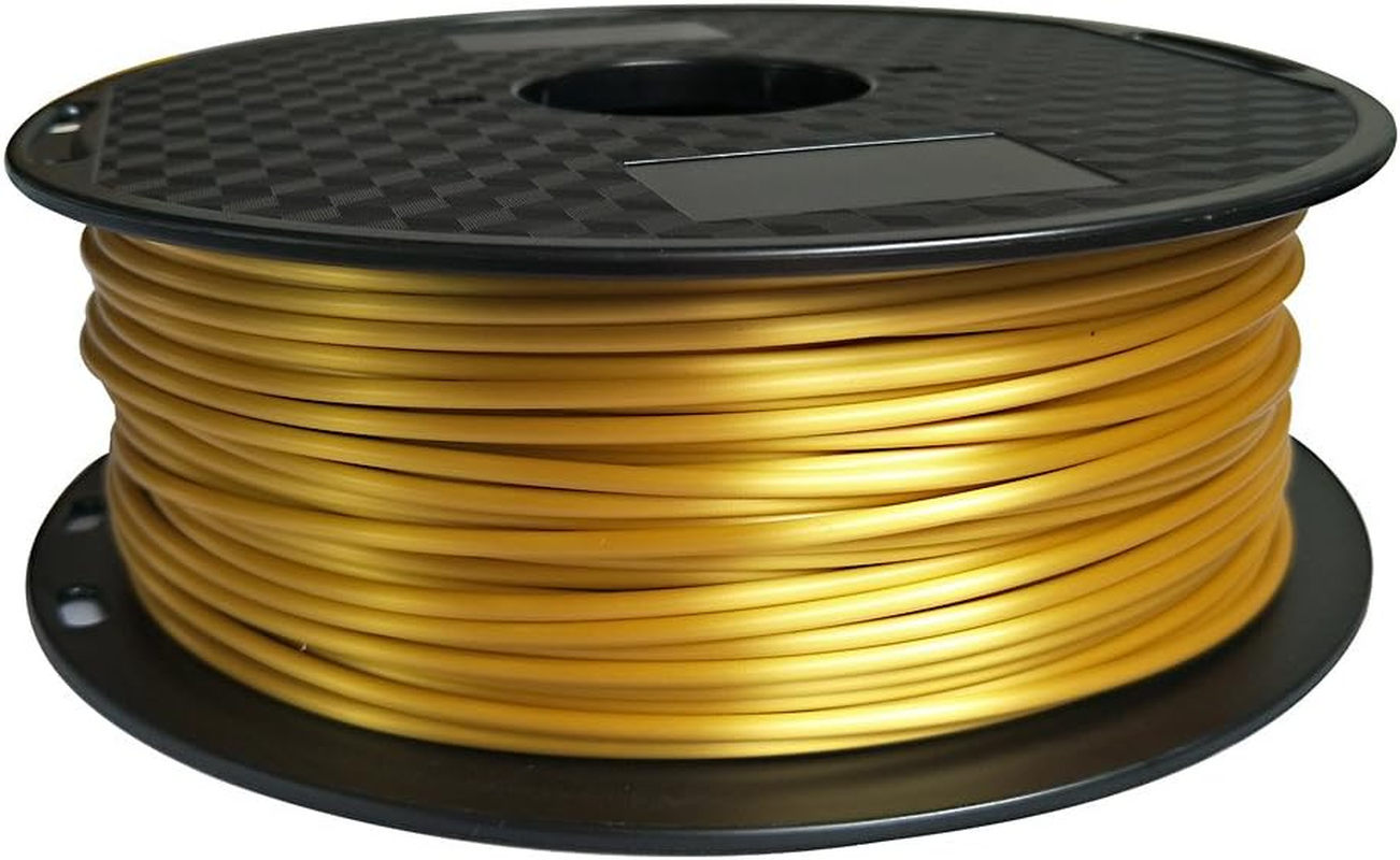 CC3D 2.85Mm 3D Printer Filament Silk Gold PLA Filament 3 Mm 1KG PLA Spool 3D Printing Material Shiny Shine Filament Silky Metallic Gold Filament image number 1