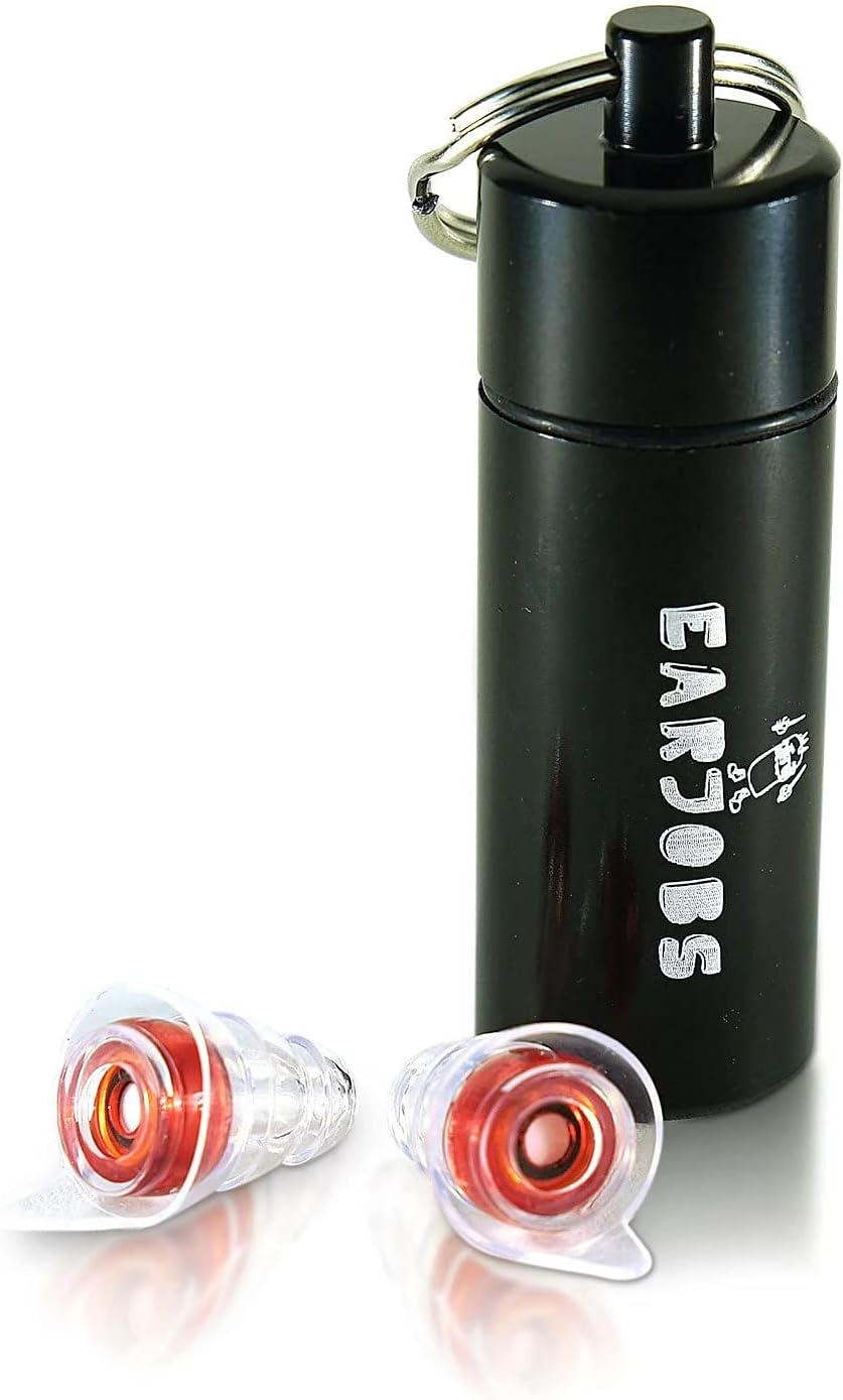 Earjobs&trade; MUSICMATE&reg; Child Size High Fidelity Music Ear Plugs Aus Best Noise Reduction for Musicians, Concerts, Festivals & Drummers (Earplugs and Case) image number 4