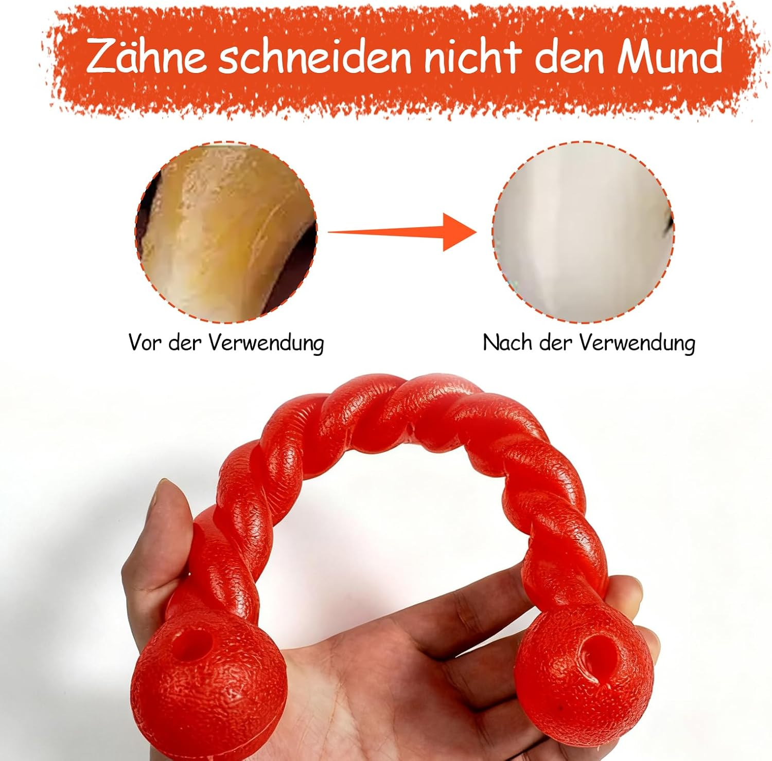 MOAZIFI Chew Toy Dog Throw Toy image number 2