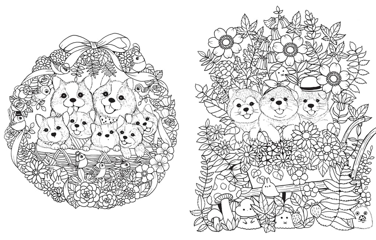 A Million Puppies: Paw-Some Pooches to Colour (Volume 16)
