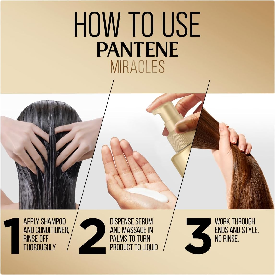 Pantene Miracles Hyaluron Hyd & Glow 350Ml image number 4