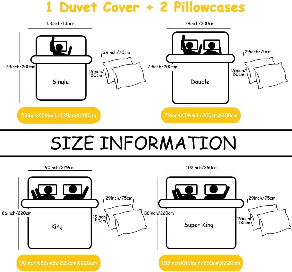 Blessliving Duck Bedding Yellow Rubber Duck Duvet Cover Sets for Kids 3 Pieces Cute Yellow Duckies Comforter Cover Set Cartoon Duck Gifts for Duck Lovers (Single) image number 4