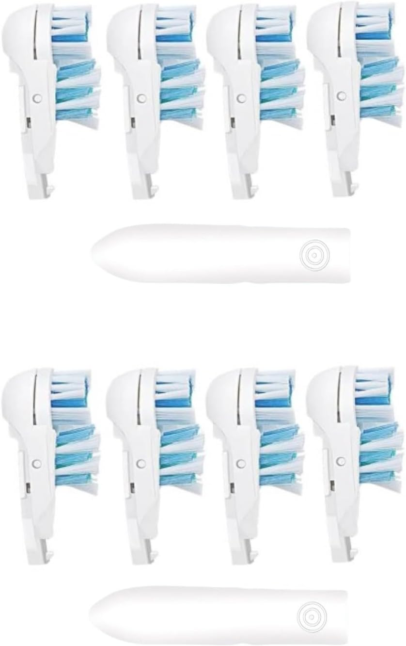 4/8/16 Pcs Electric Toothbrush Ora B Replacement Heads Sensitive Dual Clean Rotating Sets Fit for Braun Oral B Cross Action Power 4732 3733 4734 (8) image number 4