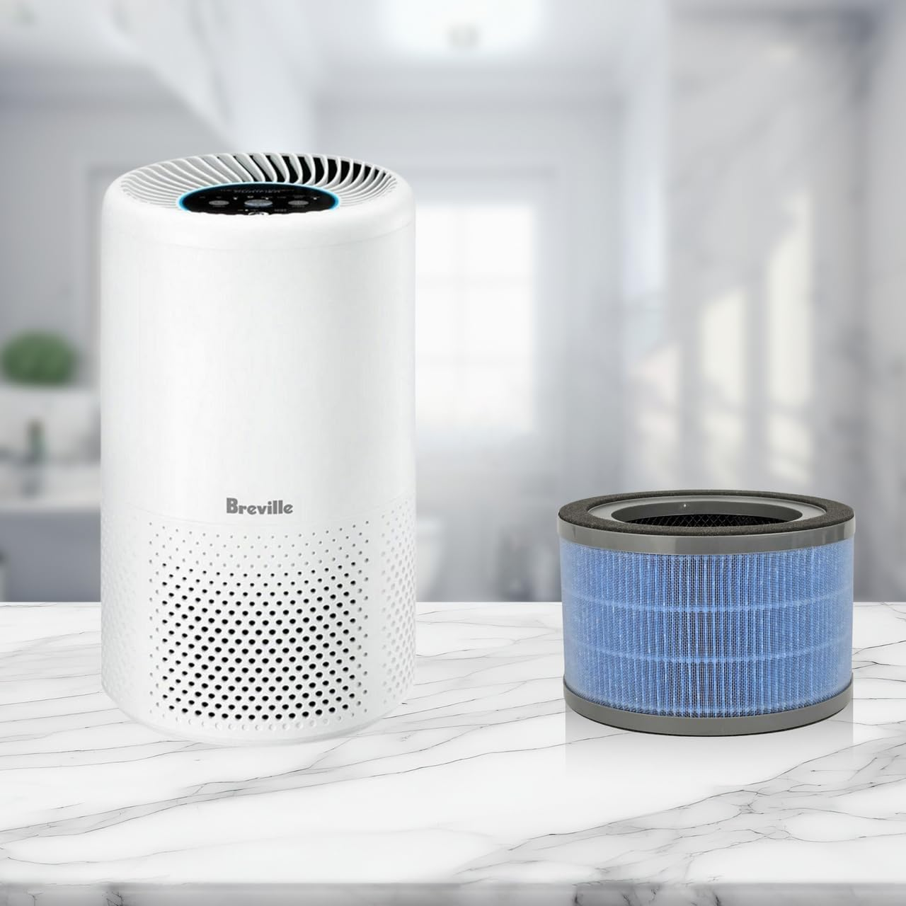 Hygieia HEPA Filter for Breville LAP150, LAP158 & LAP208 Air Purifiers &ndash; Replacement Alternative of Small Antiviral HEPA-13 Filter for LAP150/158/208, Spare Pre Filter for Breville Air Purifiers image number 1