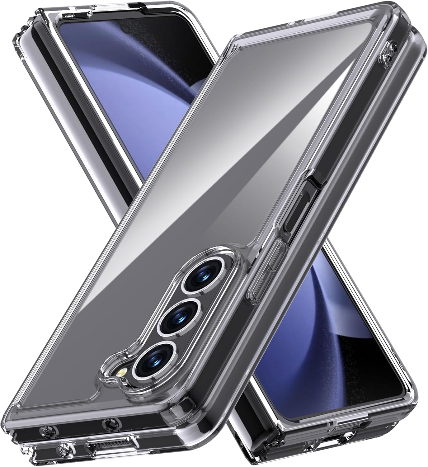 TR4U the Resource for You Clear Case Compatible with Samsung Galaxy Z Fold 6 [Anti-Yellowing][Military Grade Drop Protection], Hard Back Cover, Clear Case Compatible with Samsung Z Fold 6 7.6" (2024) image number 6