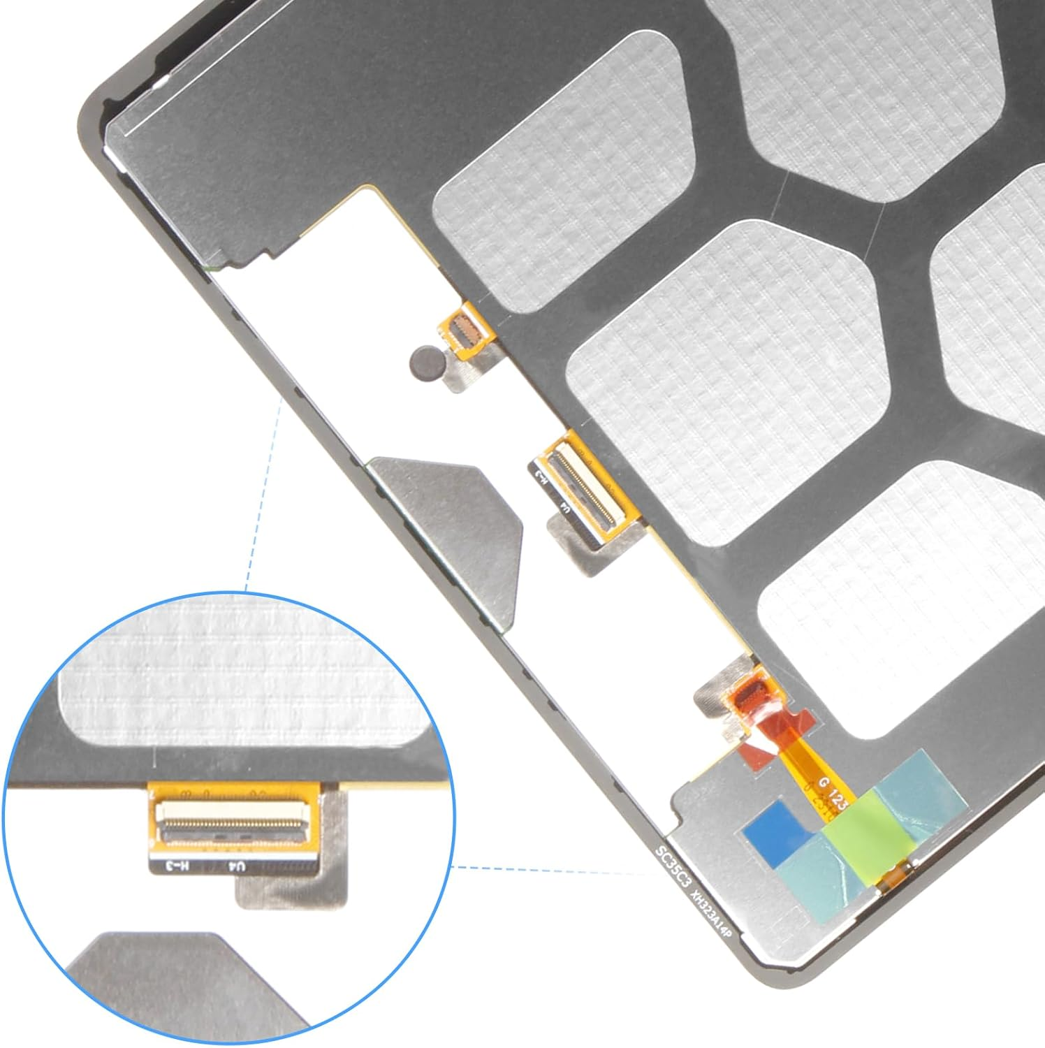 For Samsung Galaxy Tablet S9 FE+ Screen Replacement for Samsung Tab S9 FE plus SM-X610 X616 LCD Display Digitizer Touch Screen Assembly with Repair Tools(Black,12.4 Inch) image number 6