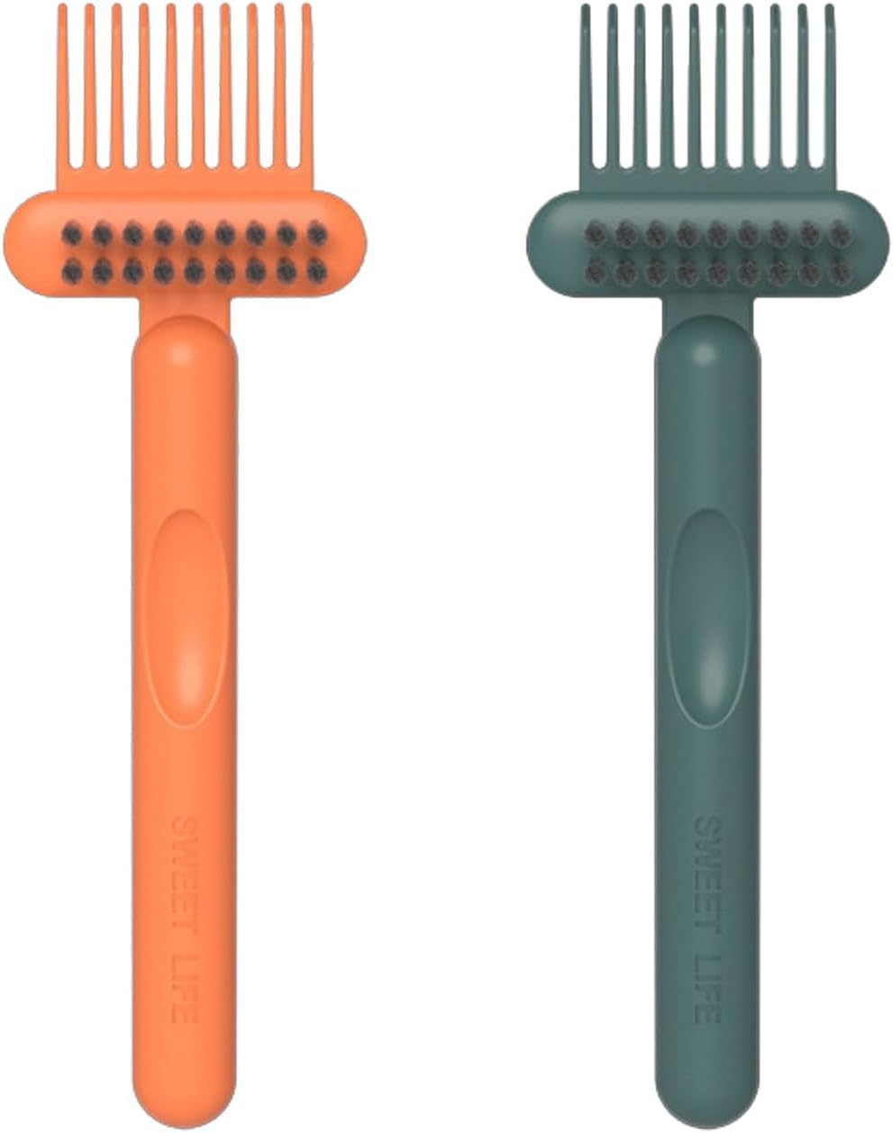Pack of 2 Hair Brush Rake, Comb Cleaner Brush, 2-In-1 Cleaning Tool Comb Cleaner Brush, Comb Cleaning Brush, 2-In-1 Hair Brush Cleaning Tool, Hair Brush Cleaner Tool image number 4