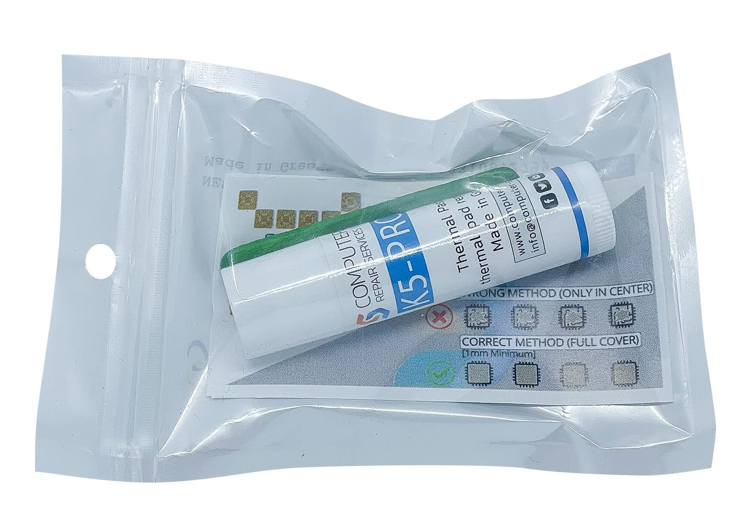 K5 PRO 10G Viscous Thermal Paste for Thermal Pad Replacement Liquid Thermal Pad Putty Compatible with Apple Imac, Asus ROG, Acer Nitro, MSI Laptops, RTX 3080, 2080TI, 3090, PS4, Nintendo Switch, CSGR image number 3