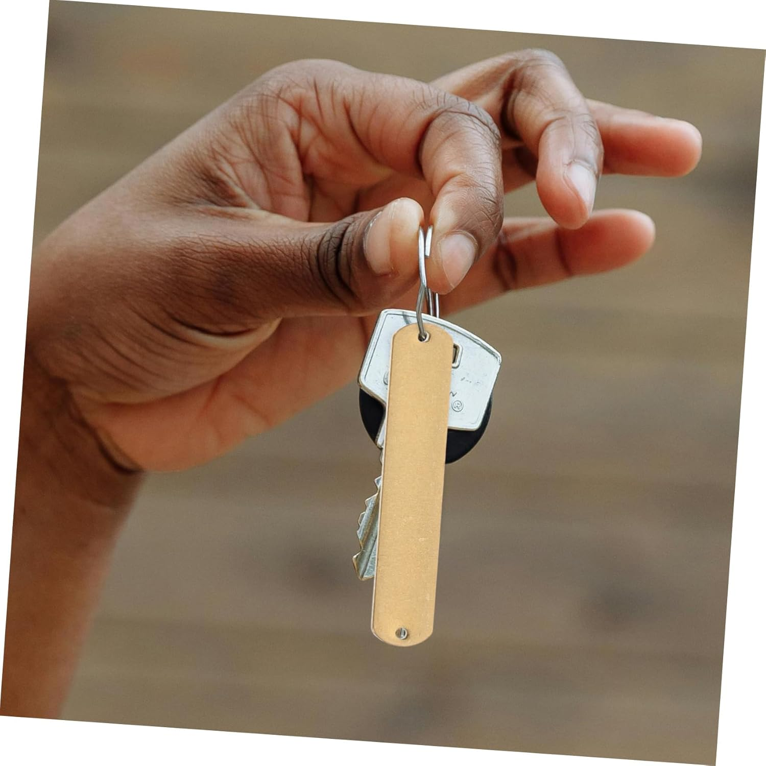 PLAFOPE 10Pcs Tags Elegant Shape Multi-Functional Keychain Luggage Tags Portable image number 6