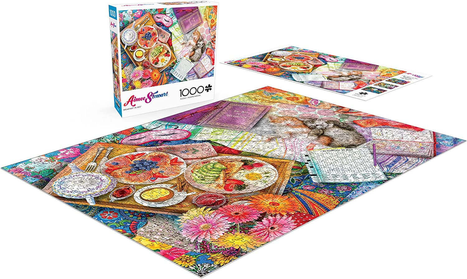 Buffalo Games - Aimee Stewart - Breakfast in Bed - 1000 Piece Jigsaw Puzzle image number 6