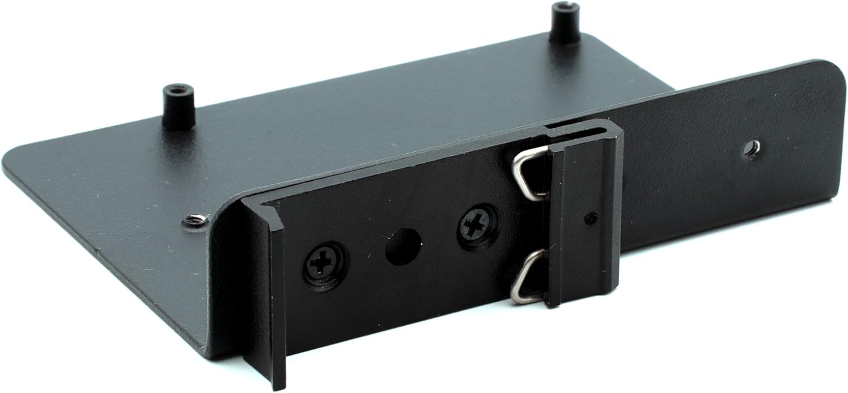 KKSB Raspberry Pi DIN Rail Clip Bracket - Compatible with Raspberry Pi 5, 4B, 3B and Other Sbcs with the Same Screw Hole Pattern - Powder-Coated Steel - 6X Clip-Mounting Positions image number 3