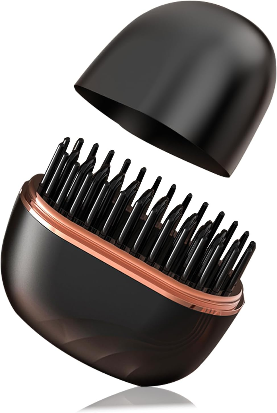 Mini Straightener, Rechargeable Portable Hair Straightener Brush, 3 Temp Settings & Fast Heat-Up, Heat-Resistant Protective Shell, Lightweight for Travel image number 1