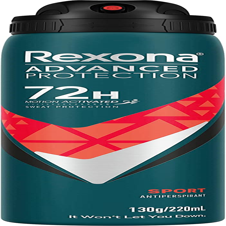 Rexona Men Advanced Protection Sport Antiperspirant Deodorant Spray, 220 Ml (Packaging May Vary) image number 3
