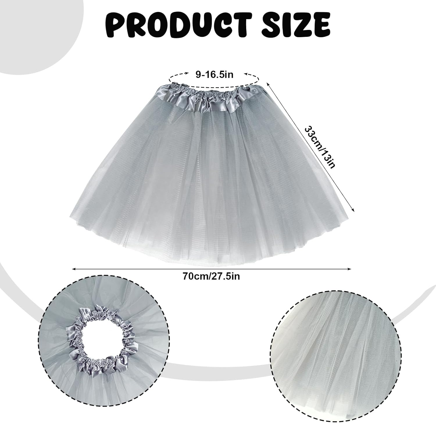 Halloween Costume Animal Tutu Ears Headband Tail Fancy Dress Costume