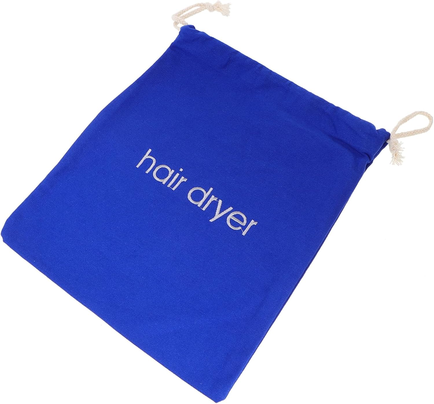 LOLIPPYY Canvas Tote Bag for Hair Dryer Storage Reusable Travel Pouch Easy Zipper Closure Wall Mountable Dustproof Hair Dryer Container image number 1