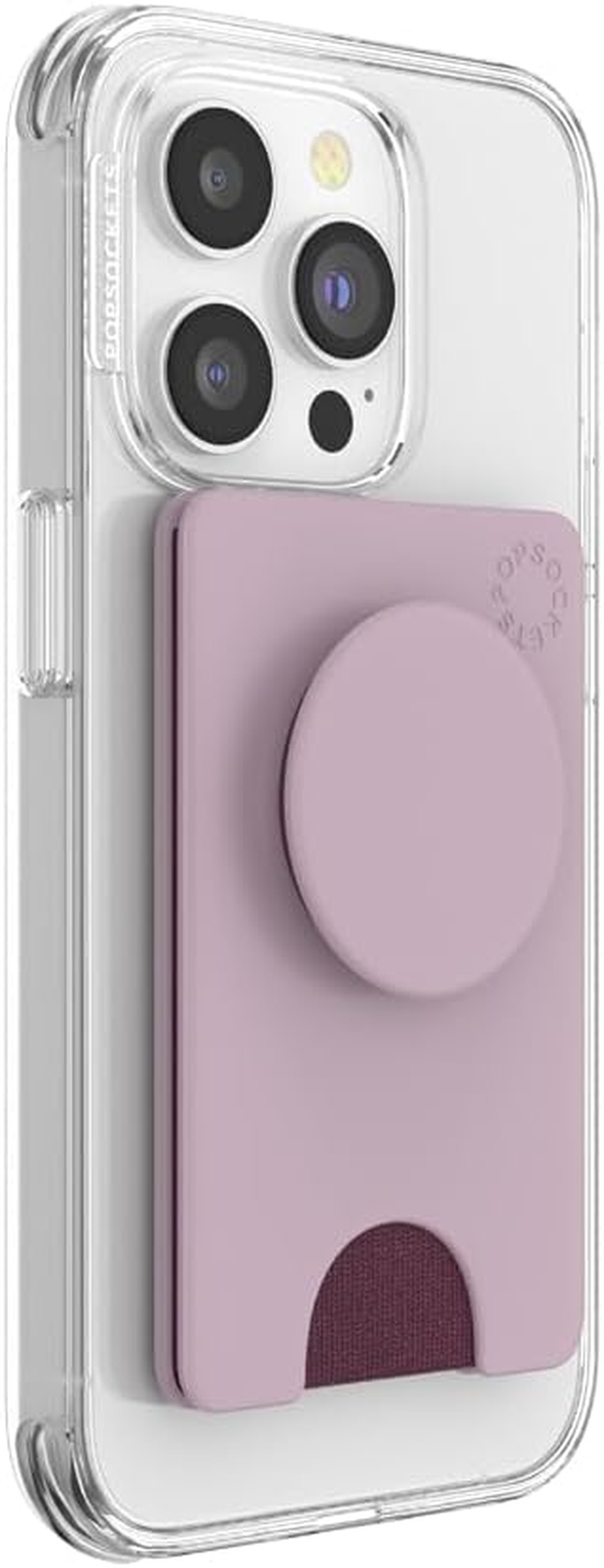 POPSOCKETS Pop Wallet+ Grip Card Holder for Phone & Tablet (Genuine) - Blush Pink image number 2