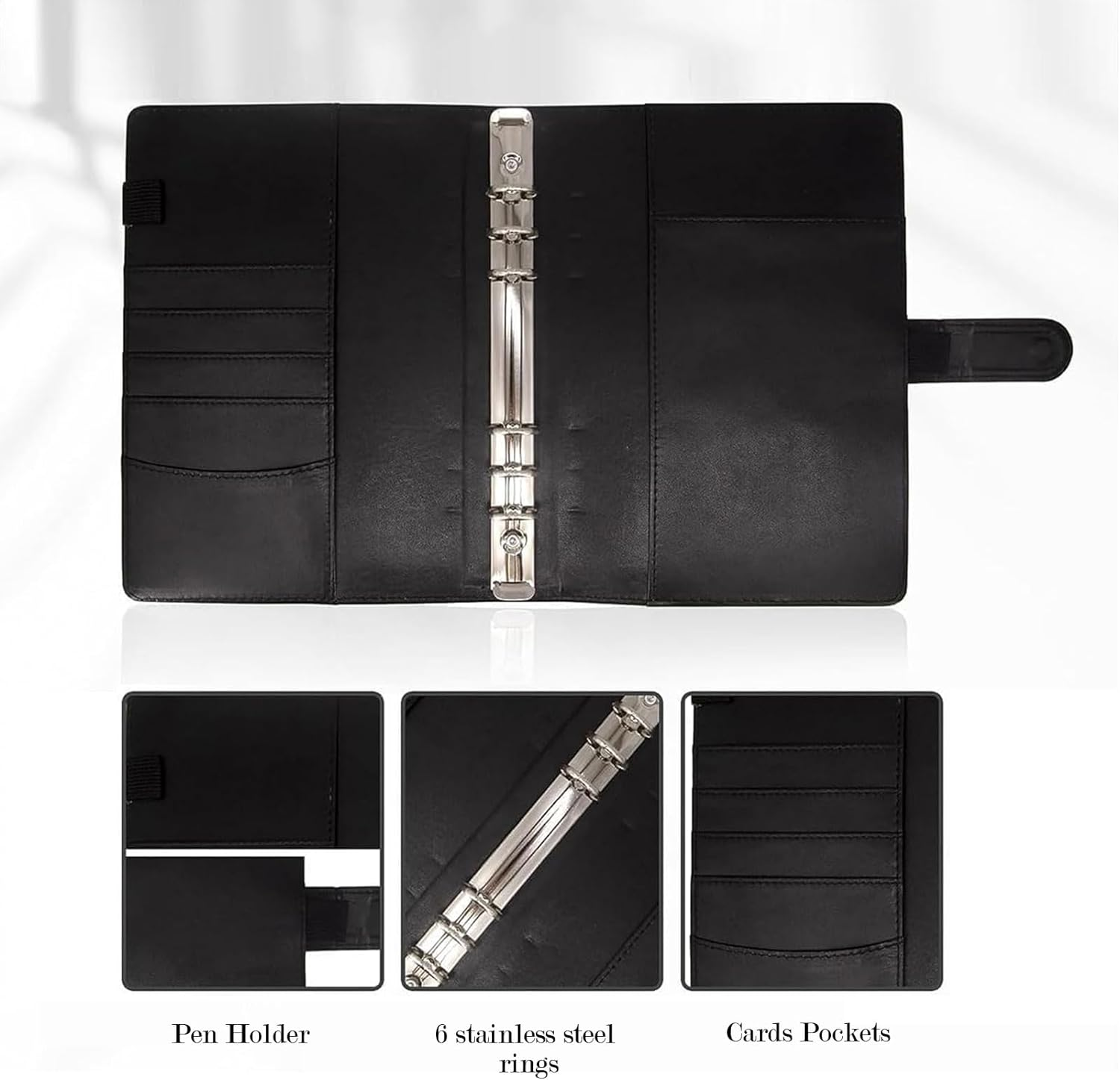 Money Saving Binder,100 Envelope Challenge Binder with Combination Lock,Easy Savings Privacy Protected Budget Binders image number 2