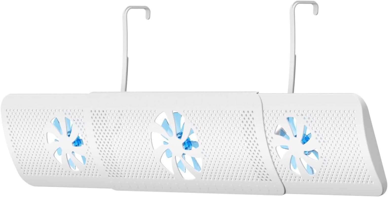 Vent Deflectors | Adjustable Air Vent Deflector with 3 Fans,Conditioner Diverter for Commercial RV Industrial Outdoor Travel Car Family Home Camping Living Room image number 5