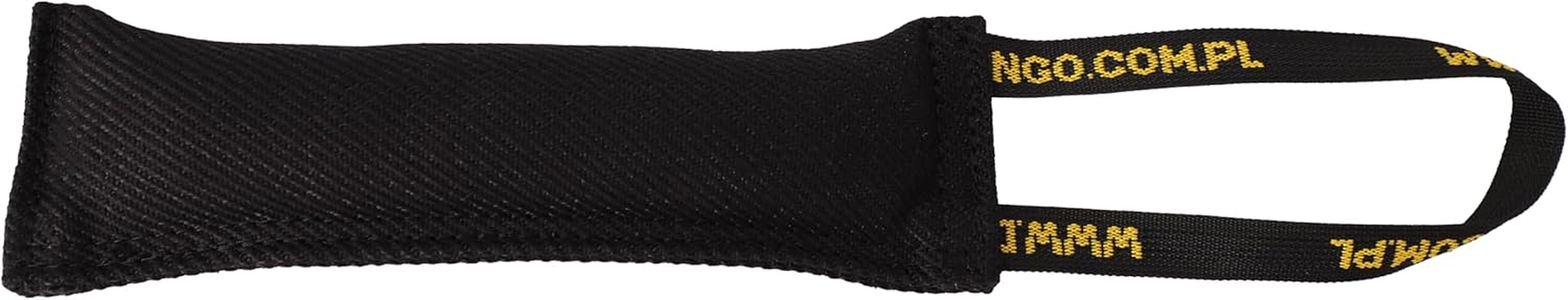 Dingo Waldemar Rutkowski Nylcot Dog Toy &ndash; Durable Bite Tug with Sturdy Handle for Training, Tug of War, Retrieval & Play &ndash; Handmade, 28 Cm, Black (Z30048) image number 1
