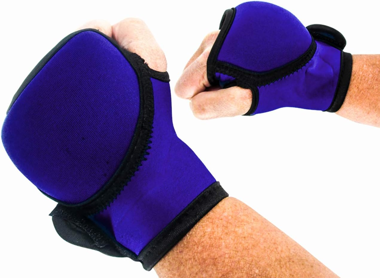 Trademark Innovations Weighted Kickboxing Boxing Hand Weight Gloves (2Lbs. Each) image number 3