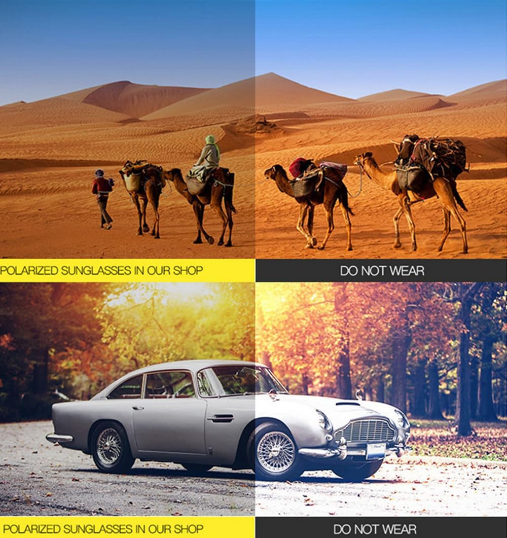 Polarized Sunglasses with Case, UV 400 Protection image number 3