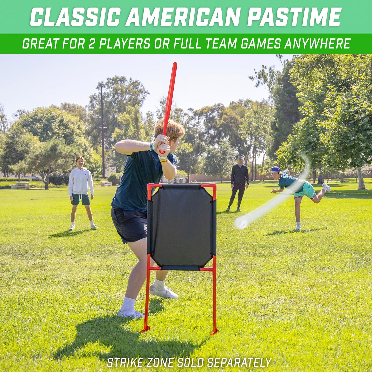 Gosports Lotball AIR Backyard Baseball Bat and Ball Set - Plastic Baseball Game for Kids image number 3