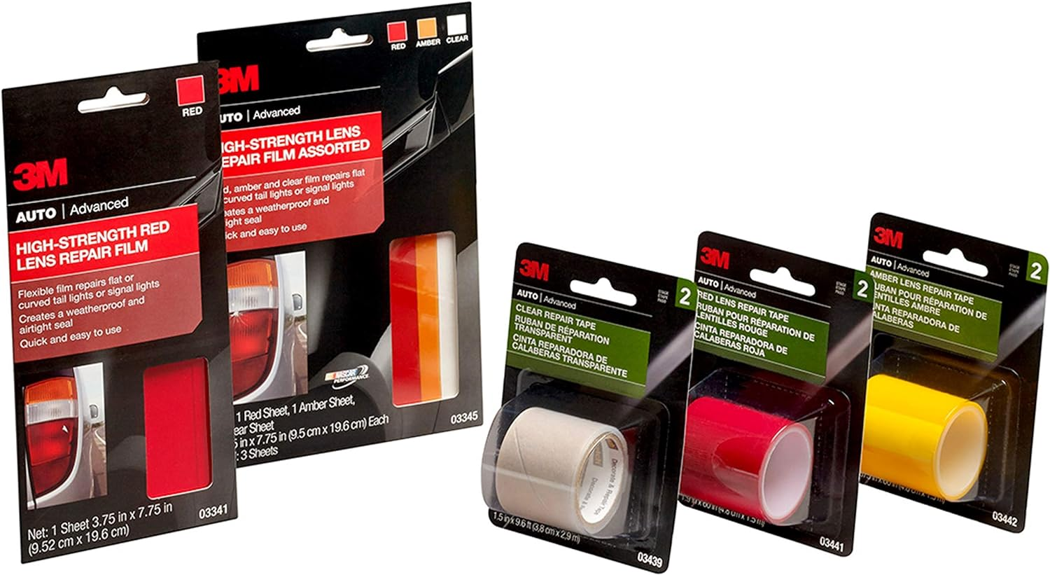 3M 03441 1.875" X 60" Tail/Parking Light Repair Tape image number 4