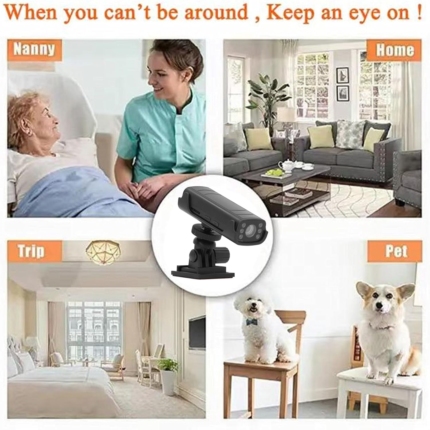 RV Reverse Hitch Guide Camera, 1080P HD Wifi Waterproof Night Vision Motion Detection Rear View Camera, 120&deg; Wide Angle Lens, for Car RV Truck Trailer image number 1