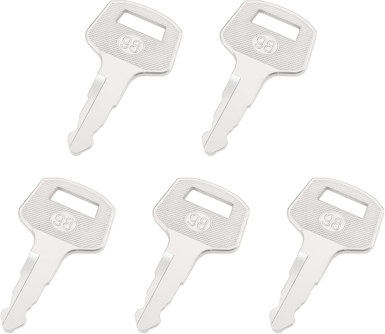 5 Pcs Diesel Engine Ignition Keys TC832-31810 1900-0914 Compatible with Kubota BX1880 BX1880-1 BX2380 image number 6