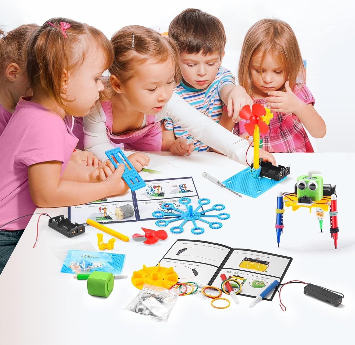 STEM Robotics Science Kits for Kids Age 8-12 Robot Building Kit 5-7, STEM Toys for Boys 8-10 Science Experiments 6-8 Girls Engineering Projects STEAM Activities Gifts 6 7 8 Year Old Boy (Model A) image number 5