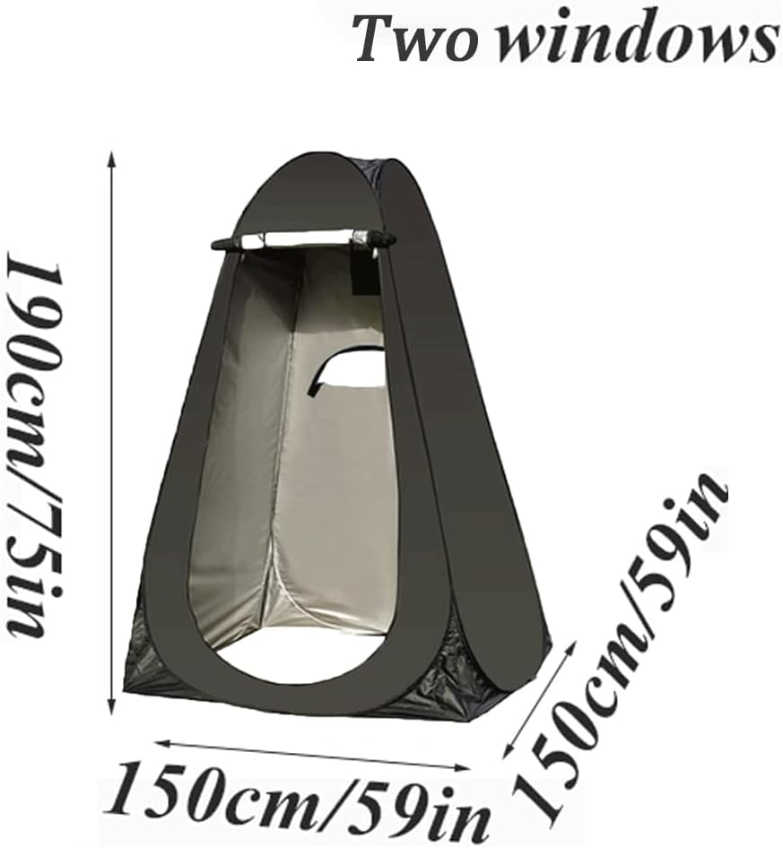 Portable Pop up Privacy Tent,Camping Shower and Changing Tent,Portable Privacy Tent with Bag for Camping, Beach, Hiking, Travel,Portable Folding Toilet Potty for Adults, Outdoor Camp Shower image number 4