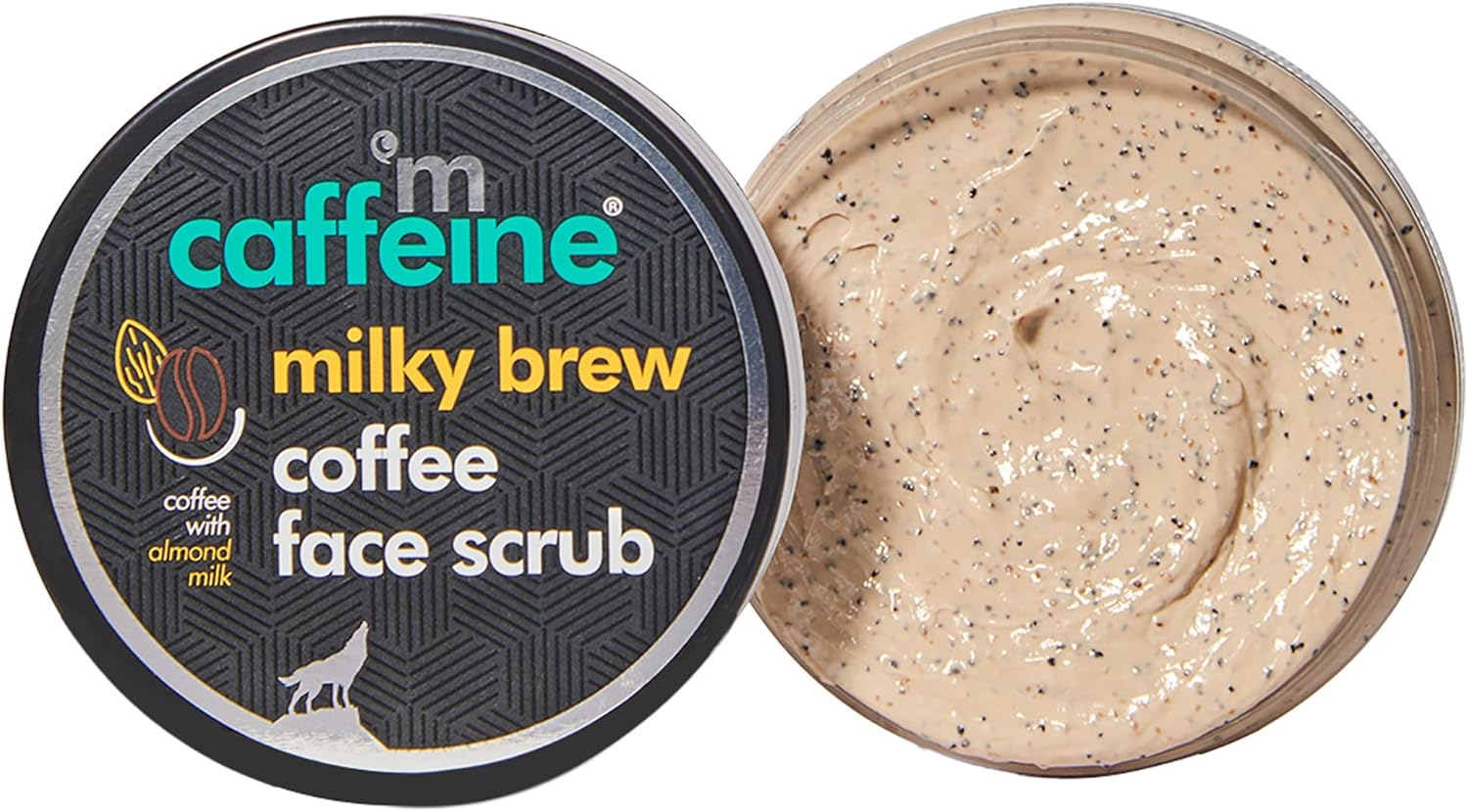 Mcaffeine Milky Brew Coffee Face Scrub - Face Cleanser for Glowing Skin - Face Wash Removes Tan and Blackheads - Almond Milk - All Skin Types - 2.6 Oz image number 2