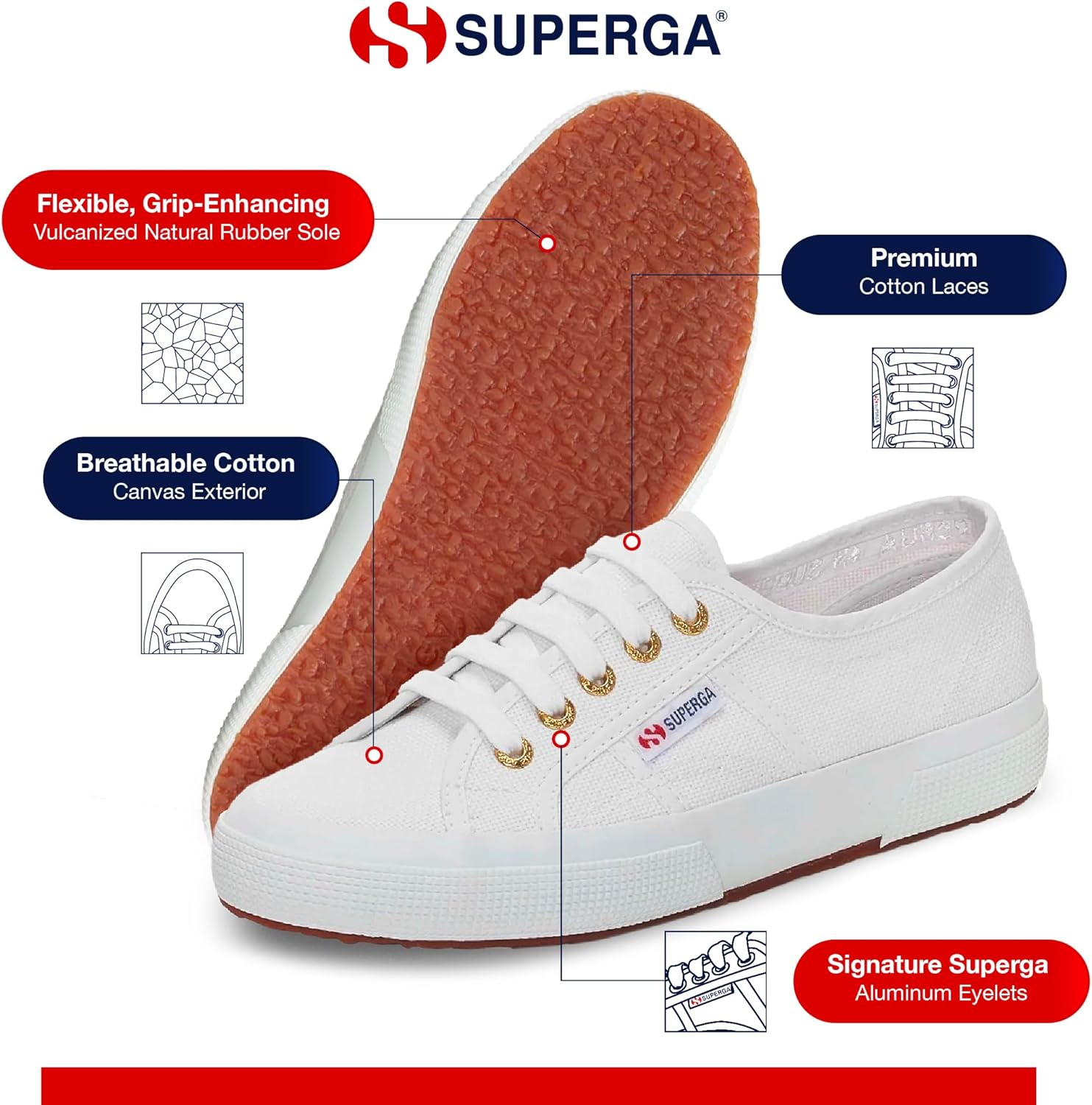 Superga Unisex 2750-Plus Cotu Gymnastics Shoes, Black image number 4