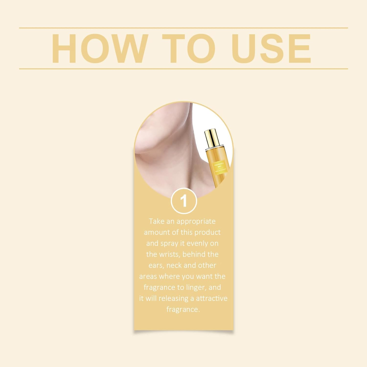 Vanilla Coconut Fragrance Mist, Long Lasting Hair and Body Mist for Women, Coconut & Vanilla Perfume, Deodorization, Nourishing Hydrating, All-Day Light Fragrance, Lightweight & Refreshing (1Pcs) - 2Pcs image number 4