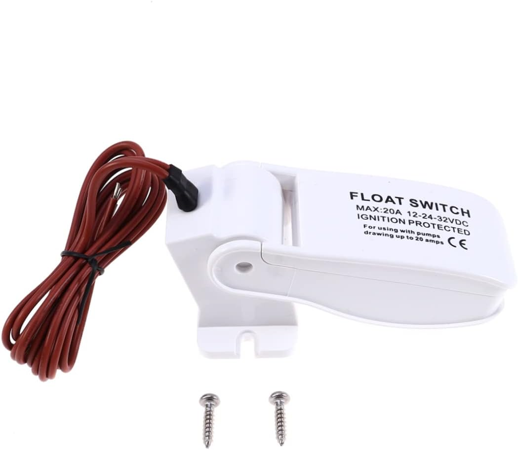 KOMBIUDA Automatic Bilge Pump Float Water Level Controller 12V Submersible Electric Pump Built-In Float Switch for Boats Caravans and Pools image number 5