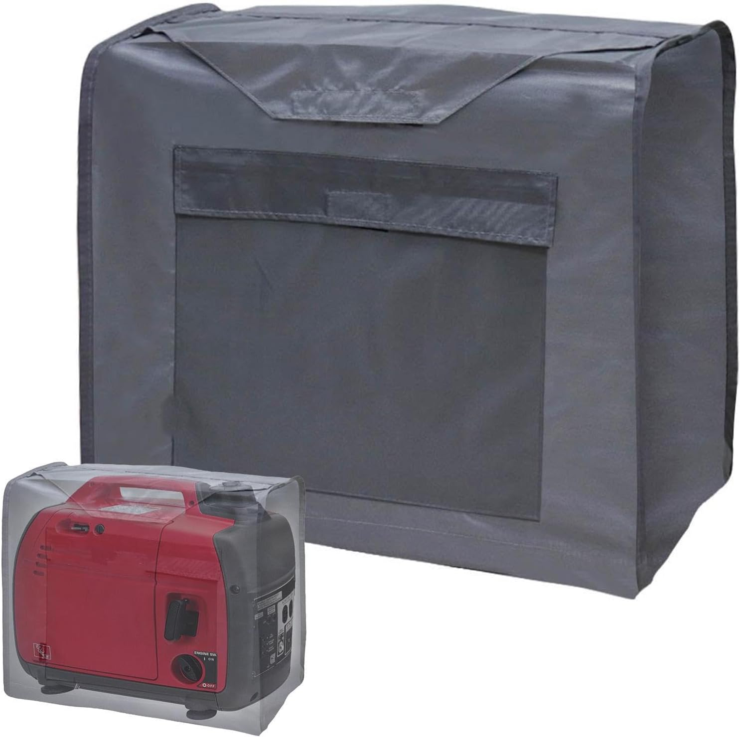 Generator Dust Cover - Portable Generator Protective Covers Oxford Cloth Generator Cover | Waterproof Generator Cover for Outdoor Use image number 2