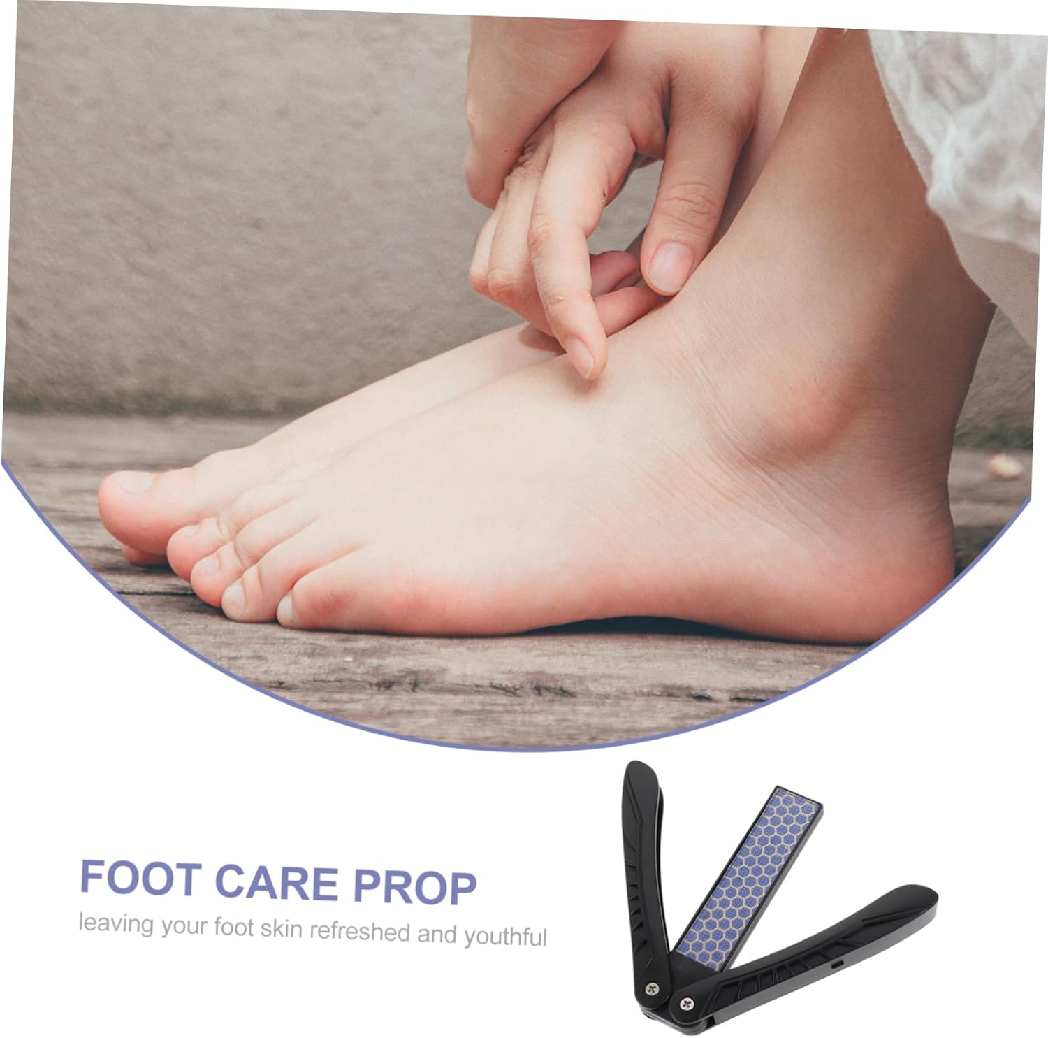 Baluue Pumice Heel Callus Remover Foot Scrubber Foot File Creative File Pumice Stone Pedicure Accessory image number 4