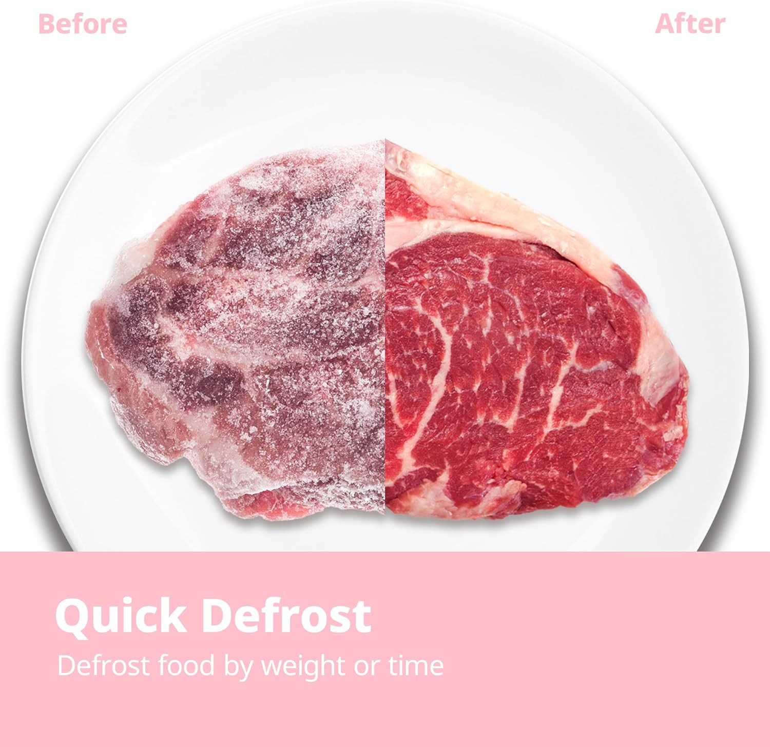 COMFEE' 700W 20L White Microwave Oven with 5 Cooking Power Levels, Quick Defrost Function, and Kitchen Manual Timer - Compact Design CM-M202CC(WH) - White image number 2