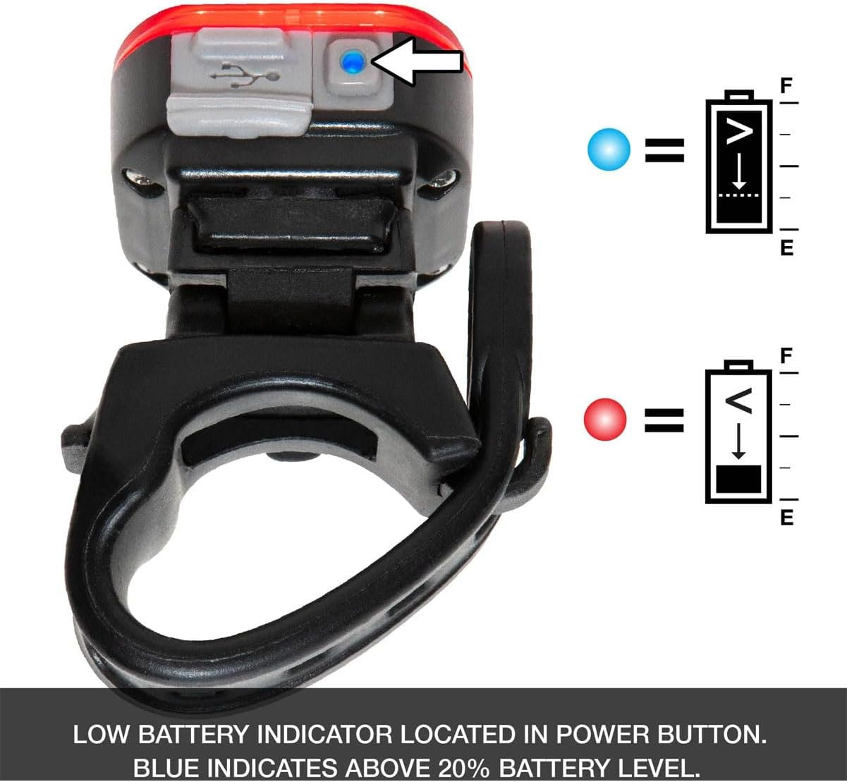Niterider VMAX 150+ LED Rechargeable Rear Light image number 1